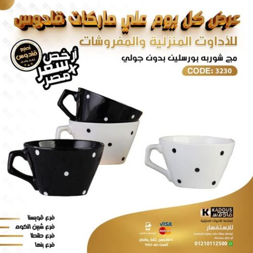 مج شوربة بورسلين بدون جولي